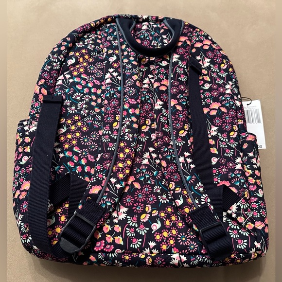 Vera Bradley Quilted Floral Backpack Garden Snail main image 6